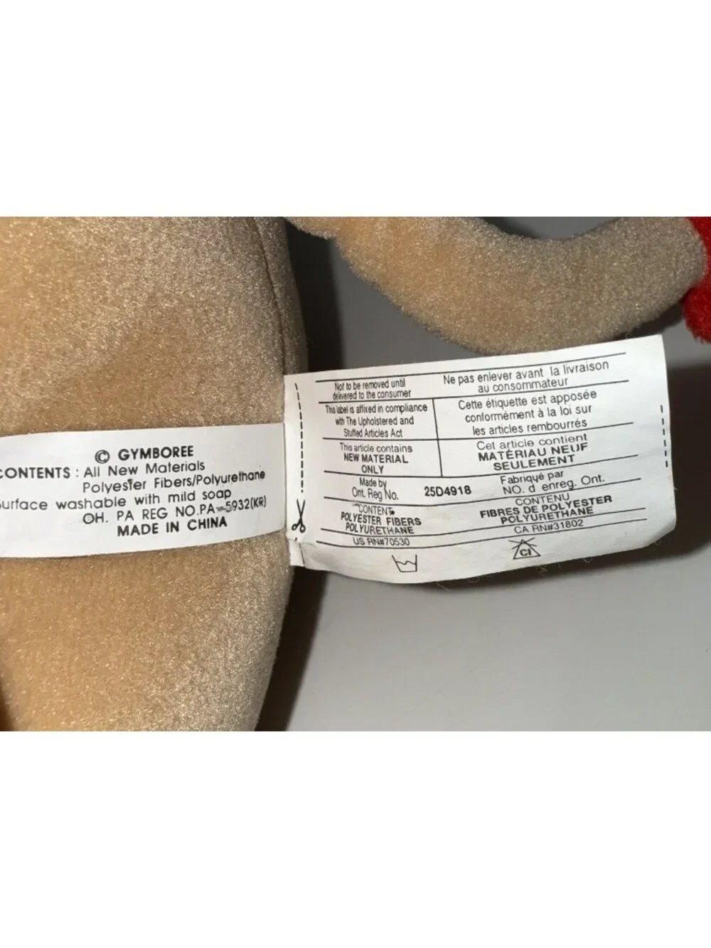 Gymboree vintage plush